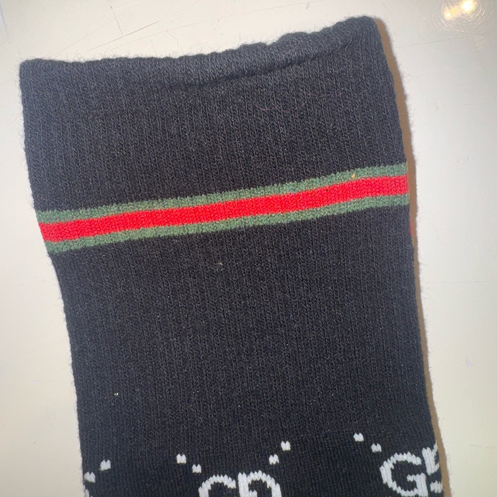 🛍️Black Logo-Pattern Crew Socks Fashion socks - Picture 5 of 7